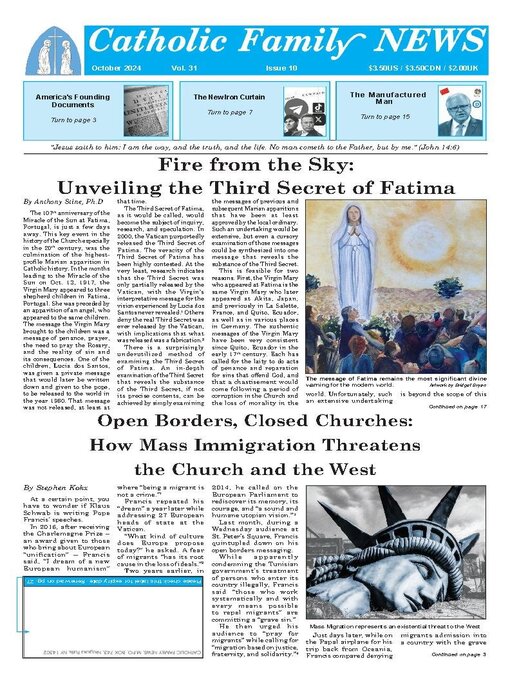 Title details for Catholic Family News by Catholic Family News - Available